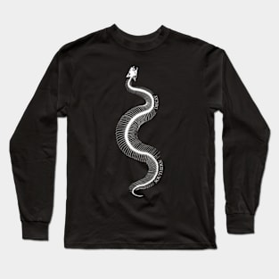 Southern Decay Snake Skeleton Long Sleeve T-Shirt